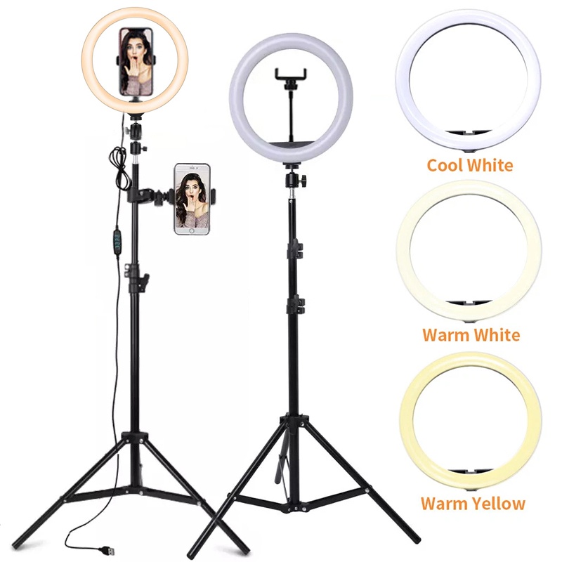 Auto Tracking Tripod - 6/10/12 인치 LED 셀카 링 라이트