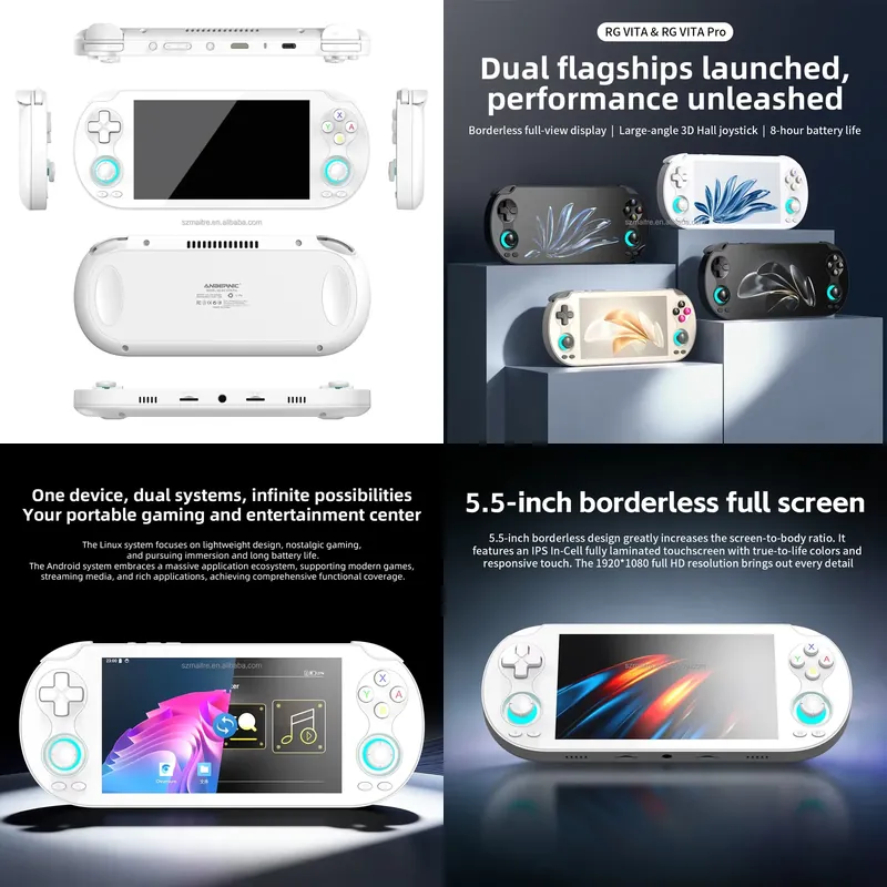 Handheld Game Console - 【CHIMU HOME】 5.5인치 터치스크린 휴대용 게임