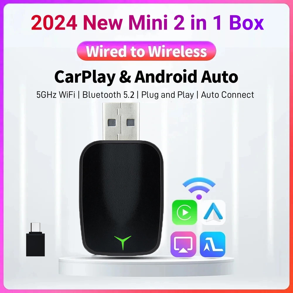 Electronic Gadgets - 새로운 유선 무선 Carplay 안드로이드 2
