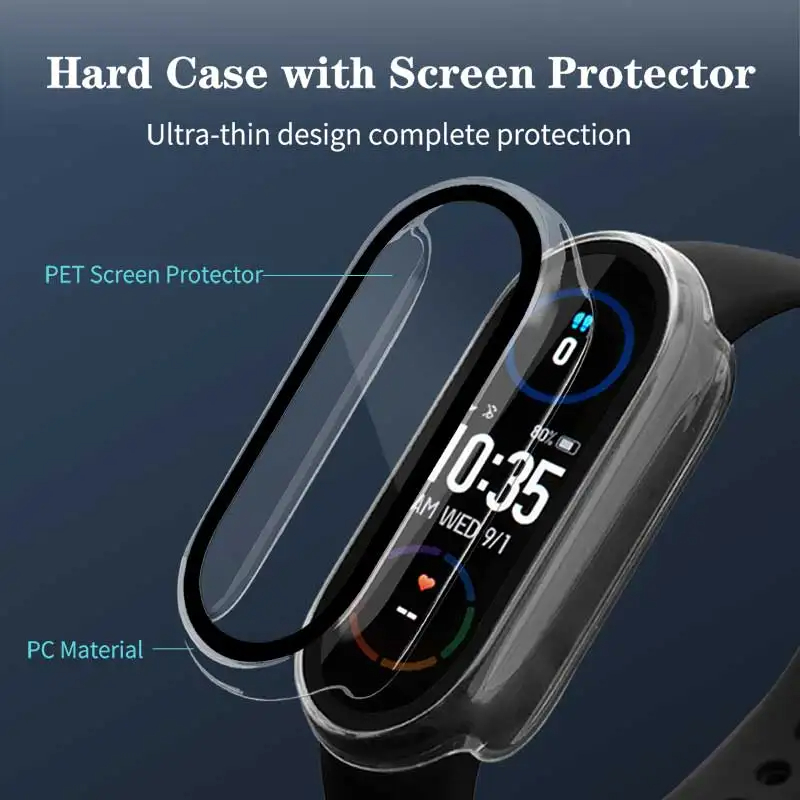 샤오미 미 밴드 10 9 8용 강화유리+PC 케이스 커 - Electronics Gadgets For Men 리뷰 및 가격