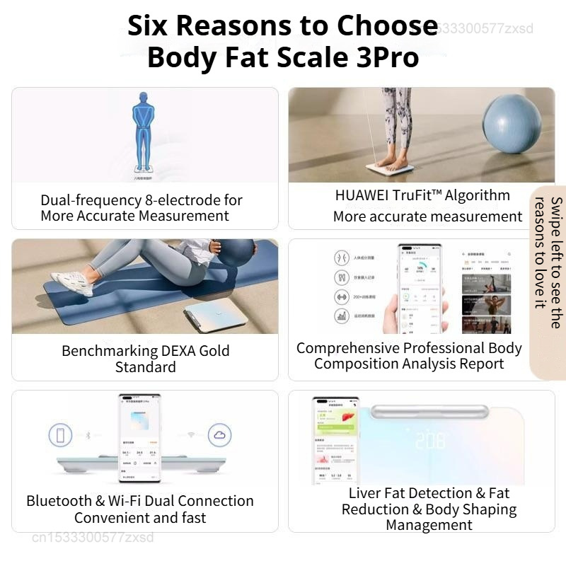 화웨이 체지방 측정기 3 Pro Wifi 블루투스 가정 - Body Fat Scale Smart 리뷰 및 가격