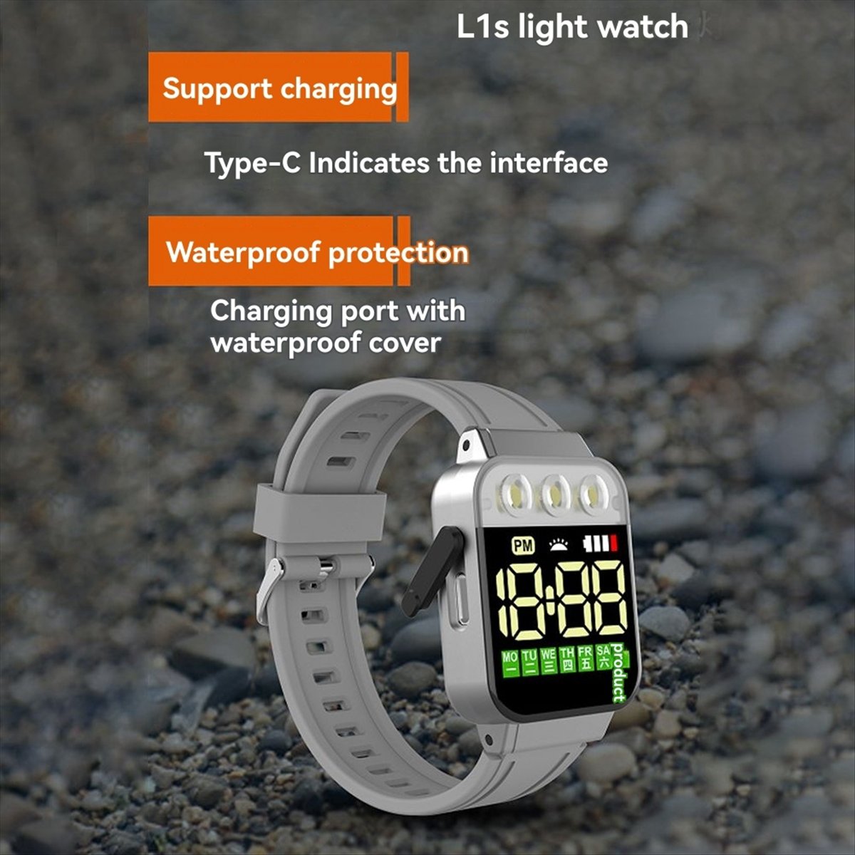 HAPPY DIAN!스포츠 LED 전자 시계 USB 충 - Electronics Gadgets For Men 리뷰 및 가격