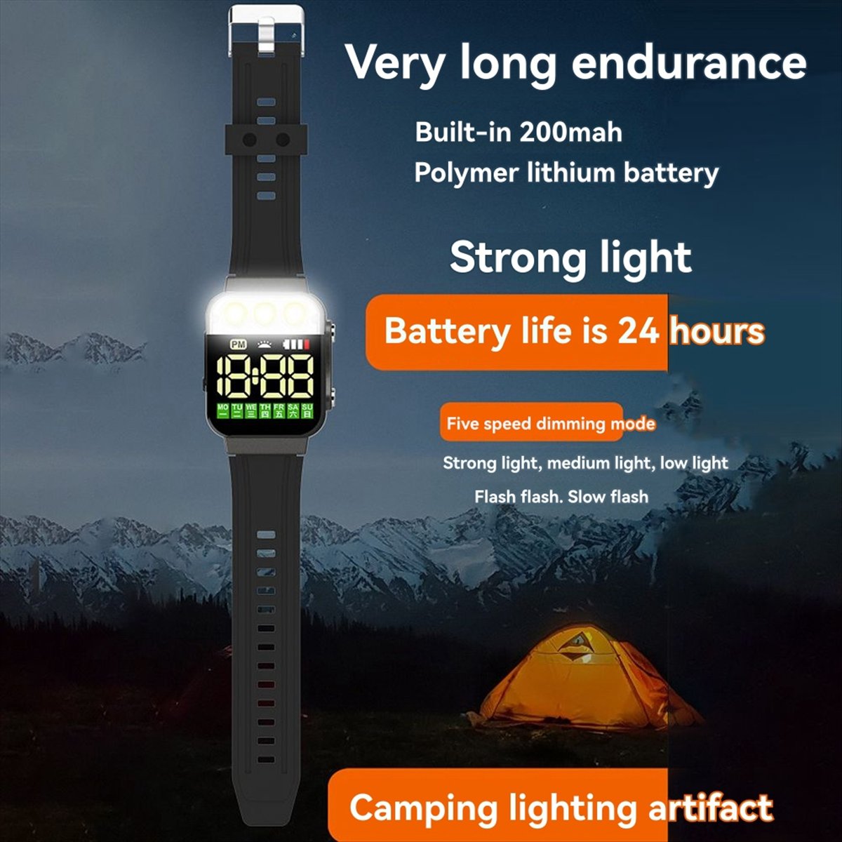 HAPPY DIAN!스포츠 LED 전자 시계 USB 충 - Electronics Gadgets For Men 리뷰 및 가격