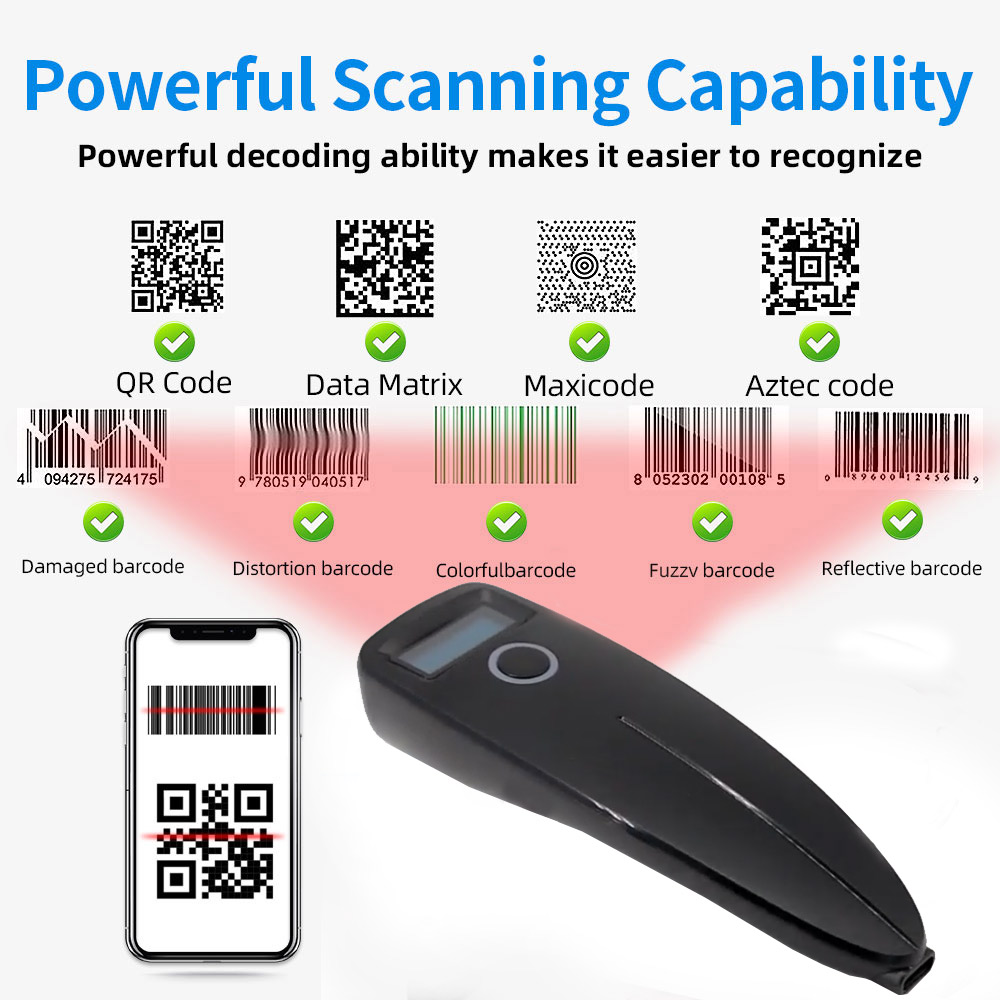 바코드 스캐너 무선 1D 2D QR 코드 스캐너 USB - Barcode Scanner Wireless 리뷰 및 가격