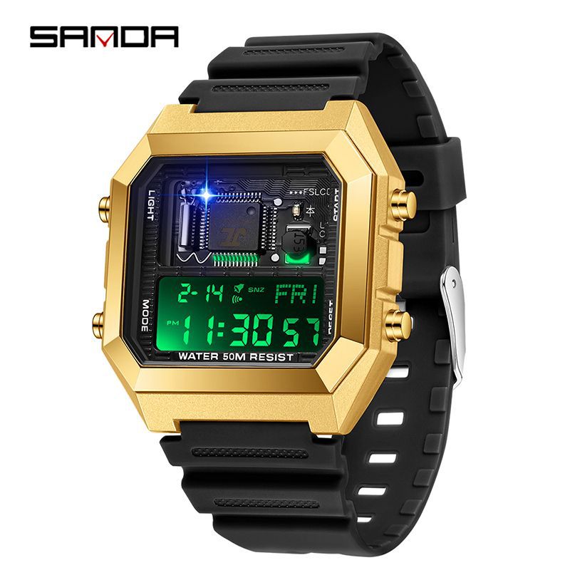 산다 6216 남성과 여성 남성 학생 전자 시계 새로운 - Electronics Gadgets For Men 리뷰 및 가격