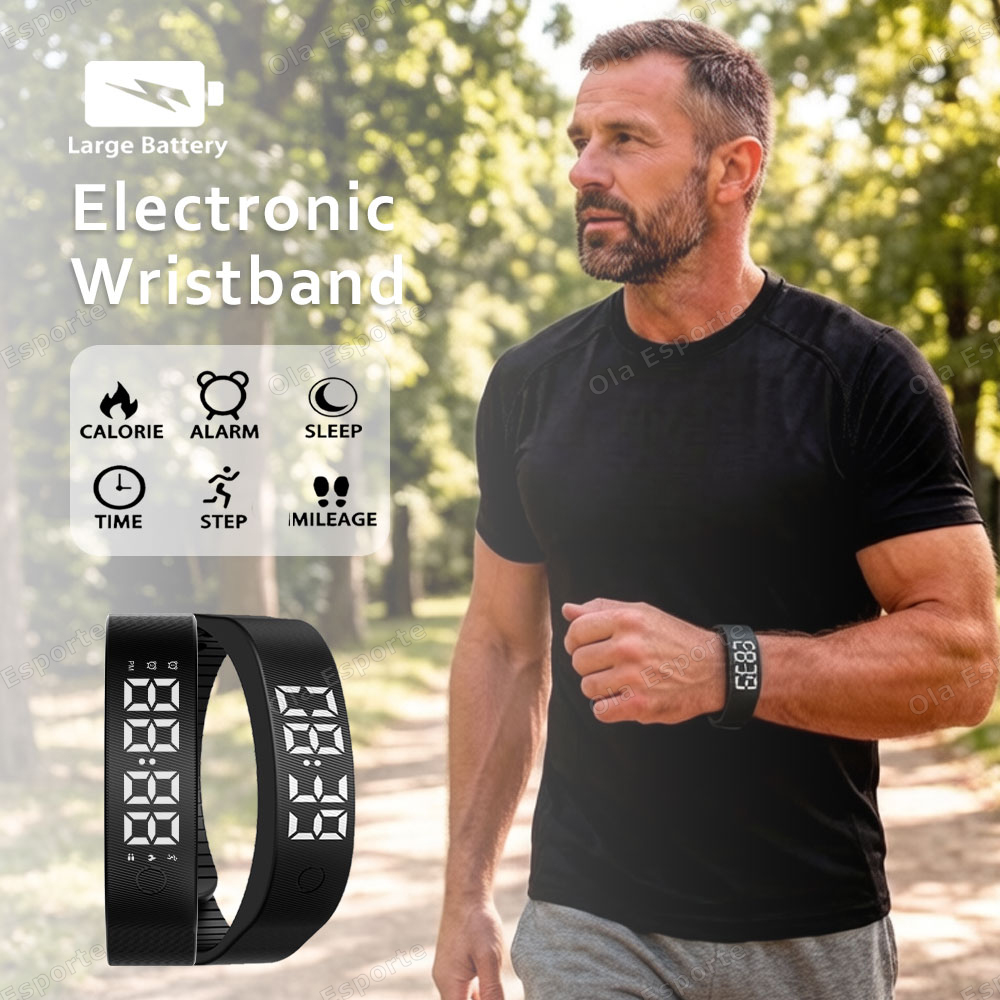 진동 알람 시계 시계 무소음 깨우기 스마트 팔찌 남녀  - Electronics Gadgets For Men 리뷰 및 가격